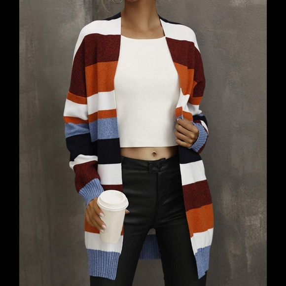 Women's cardigan with Pockets long sleeve sweater - Picture 2 of 3